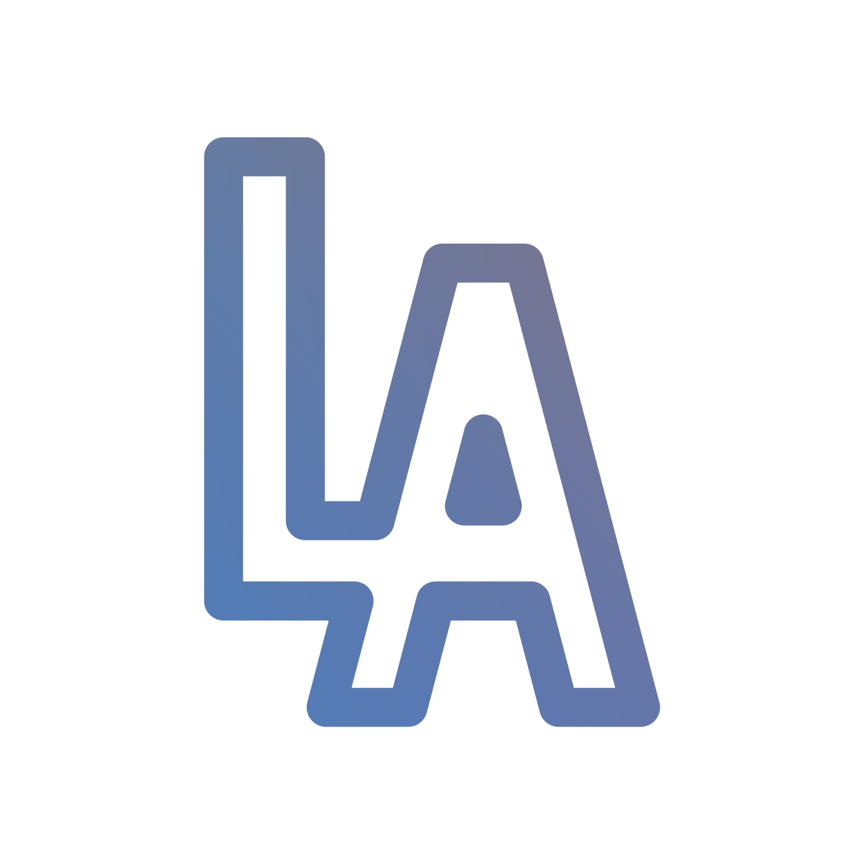 Letters LA Icon