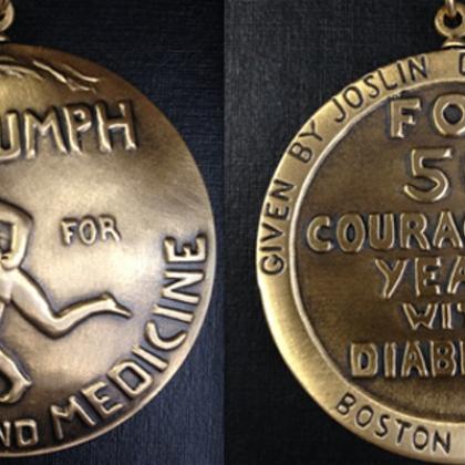 joslin diabetes center fifty year medal 